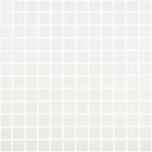 MOSAICO DE CRISTAL GALIANO BLANCO 8MM BRILLO 30X30