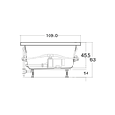 TINA ANÉMONA CON/SIN HIDROMASAJE