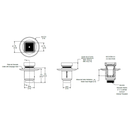 COLADERA CUADRADA PARA INSERTO 22V-CHLI