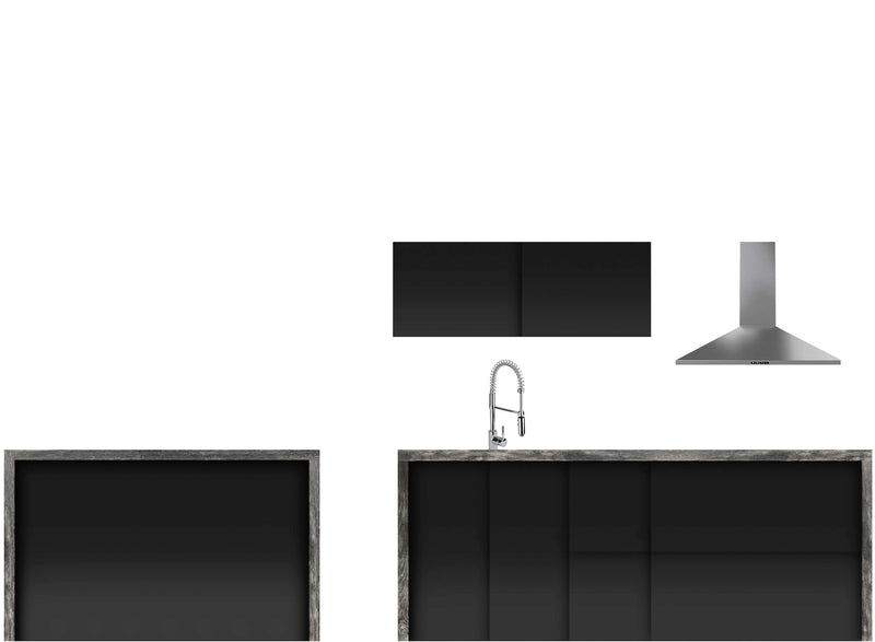 COCINA INTEGRAL BLACK SENCE