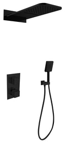 REGADERA TERMOSTATICA LONDON BLACK 53.8001N INCLUYE:MONOMANDO,REGADERA Y REGADERA DE TELEFONO