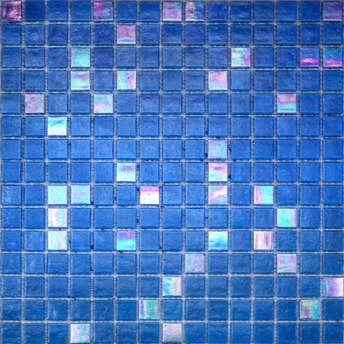 MOSAICO VENECIANO RIGA22 AZUL METALICO PAPEL 33X33 (CAJA 4.28)