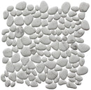 PIEDRA DE RIO PLANO MATE CARRARA WHITE 30.5X30.5 (CAJA DE 14 PZAS = 1.023 M2)