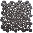 PIEDRA DE RIO PLANO MATE MARMO NERO 30.5X30.5 (CAJA DE 14 PZAS = 1.023 M2)