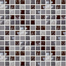 MOSAICO DE CRISTAL TERRA CORAL 8MM MIXTO 30X30